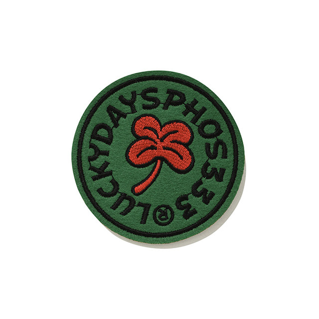 Lucky Charms Clover Wappen Badge B/Green Red