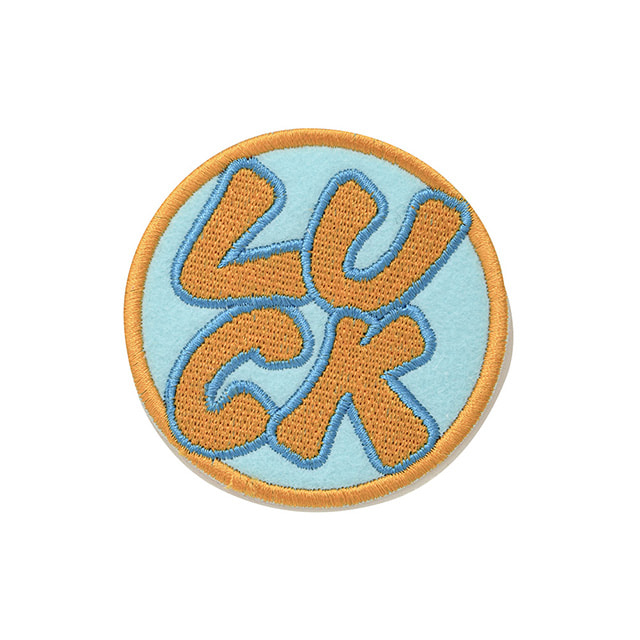 Lucky Charms LUCK Wappen Badge A/Yellow Blue