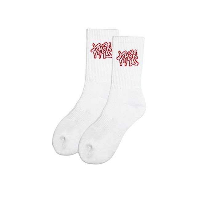 Phos Logo Socks/White