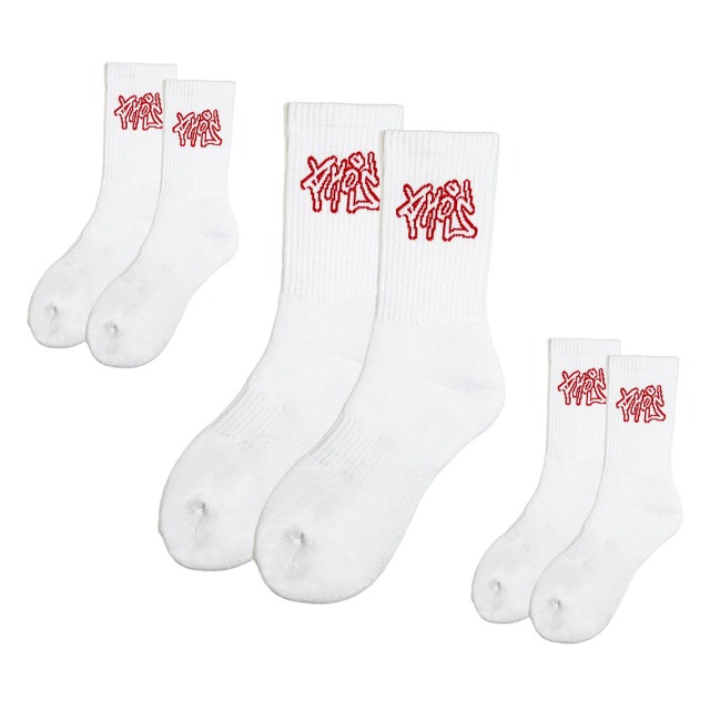 Phos Logo Socks/White 3Pack