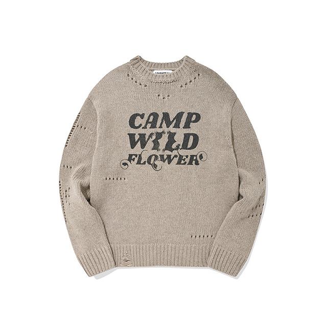 Camp Wildflower Knit Pullover/Linen