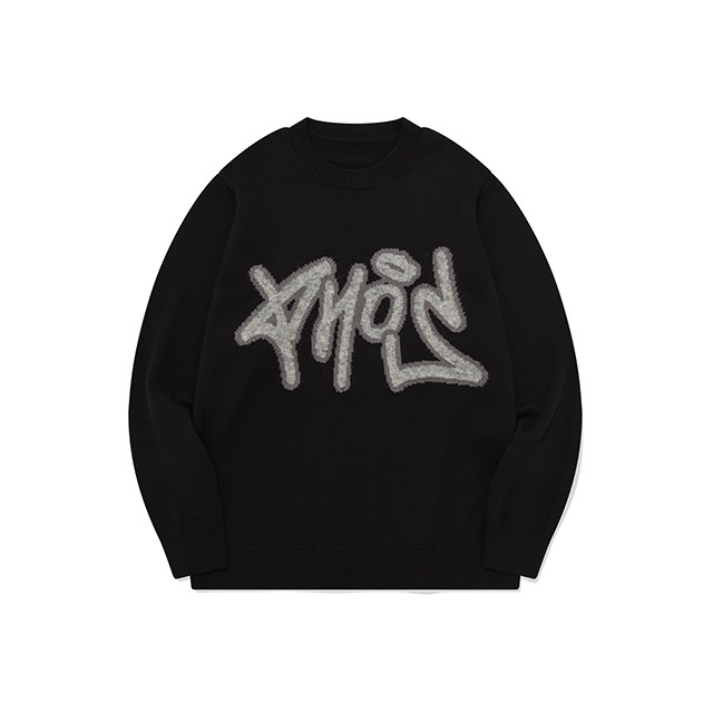 Graffiti Phos Knit Pullover/Black